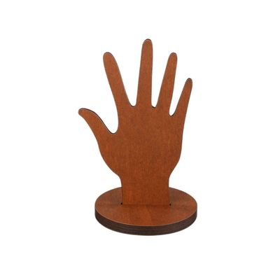 Ornamentações de madeira de artesanato Anel de exposição Estande A maneira perfeita de mostrar seus anéis
