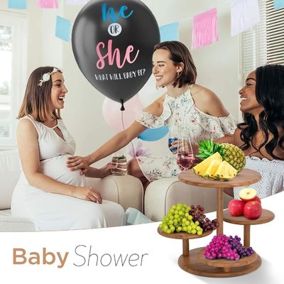 Quatro níveis de madeira Cupcake Tower Stand mantém 50 cupcakes para festa casamento aniversário sobremesa