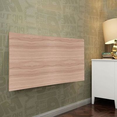 Serviço personalizado Moderno Design Madeira Sólida Estante de parede dobrável para banheiro Decoração de parede de madeira