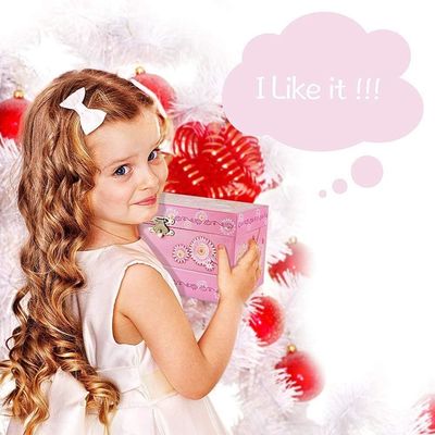 Pacote de presente Personalizado Princesa MDF Rosa Ballerina Tema Musical Caixa de jóias para meninas