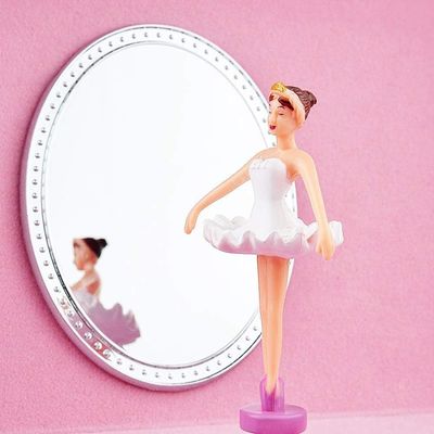 Pacote de presente Personalizado Princesa MDF Rosa Ballerina Tema Musical Caixa de jóias para meninas