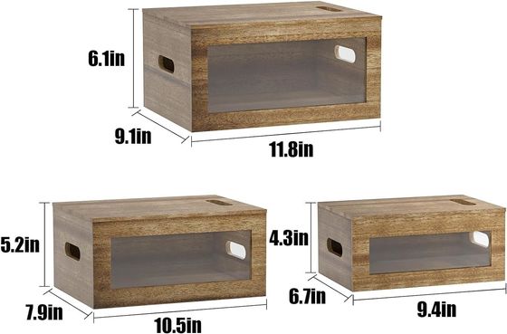 Mantenha sua cozinha arrumada com este recipiente de alho acrílico transparente para janela