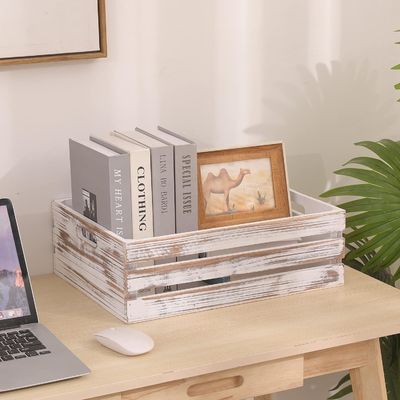 11.25x7.75x4.5' Caixas e caixas de madeira de pinho para decorações personalizadas