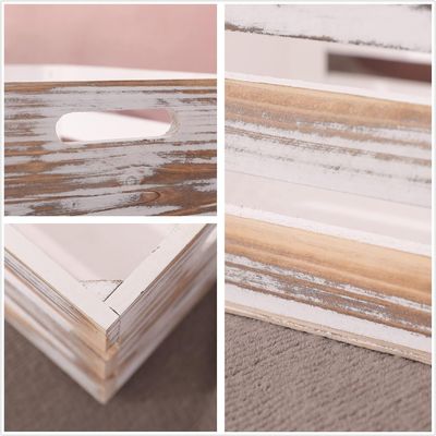 11.25x7.75x4.5' Caixas e caixas de madeira de pinho para decorações personalizadas