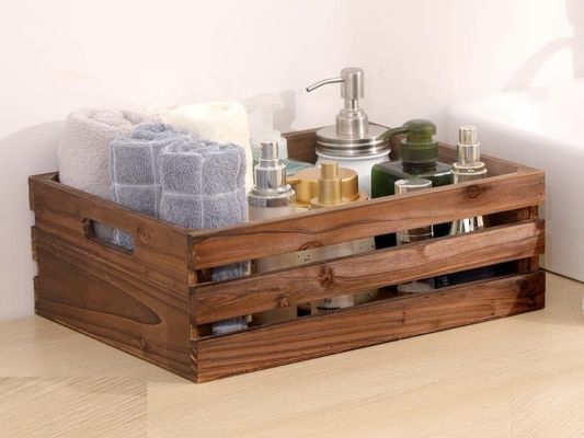 Home Decoration Custom Set de 3 paletes de caixas de madeira com técnica pintada