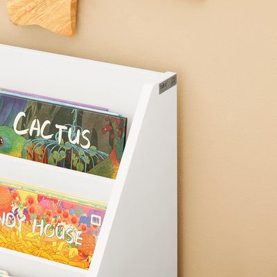 Armazém de livros de madeira esculpida Armazém de livros Armazém de armazenamento Display Rack Organizador para Crianças Crianças