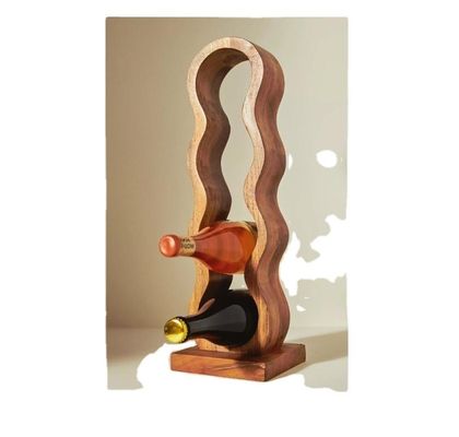 Armazenamento de vinho de madeira maciça com logotipo personalizado