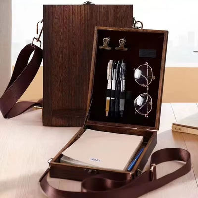 Encomenda personalizada Caixa de pintura multifunção de madeira Paulownia com armazenamento Preço competitivo