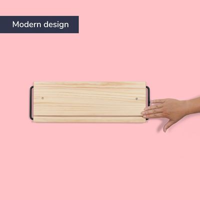 Solução de armazenamento de calçados modernos de madeira de parede para calçados na cozinha