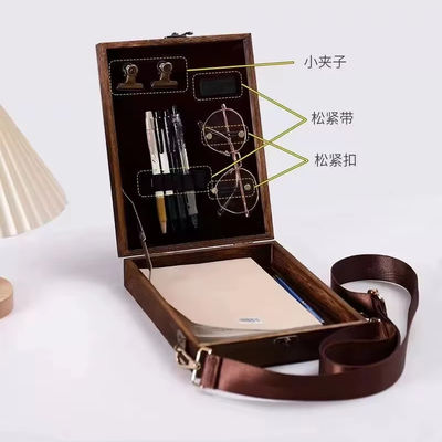 Encomenda personalizada Caixa de pintura multifunção de madeira Paulownia com armazenamento Preço competitivo