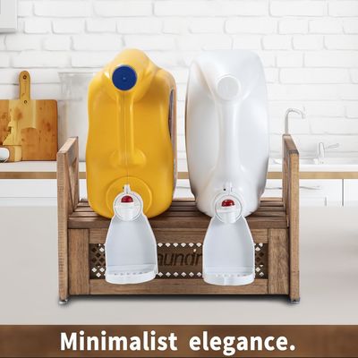 Organizador de roupa de madeira Sujeito durável para suavizantes de detergentes aumenta o encanto da quinta