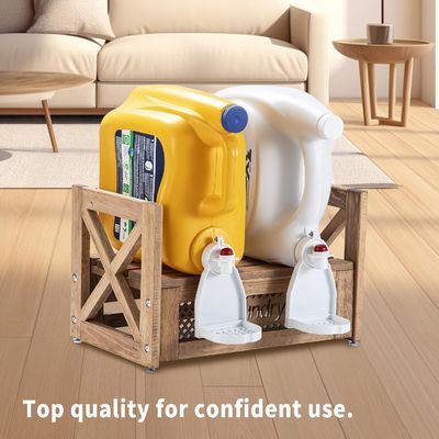 Organizador de roupa de madeira Sujeito durável para suavizantes de detergentes aumenta o encanto da quinta