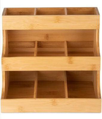 Outro presente de artesanato 3 camadas Saco de chá de bambu