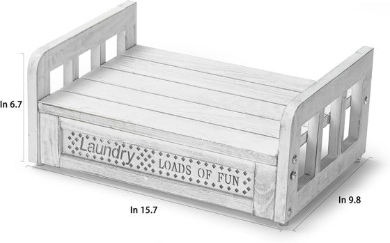 Transforme a sua lavanderia com este porta e prateleira de detergente de madeira montada na parede