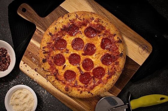Lojas de presentes de compradores comerciais Caixa de queijo de madeira de acácia e placa de cortar para cozinha