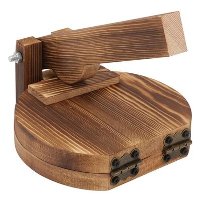 10 polegadas Acacia Madeira Tortilla Press Maker para tortilha mexicana caseira Garantida