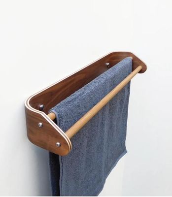 Porta-toalhas de banho de madeira customizada para aparelhos de cozinha