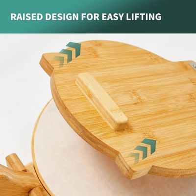 10 polegadas de diâmetro de bambu tortilla press Maker personalizado para tortillas mexicanas caseiras