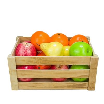 Caixas de frutas de madeira resistentes e duráveis 21x10x10cm 21x10x11.2cm 31.2x20.3x14cm para frutas