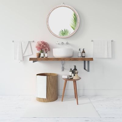 Hotel Casa Decoração de casa de banho Bolas de madeira Casa Decoração Mural Pendente para quarto Criança