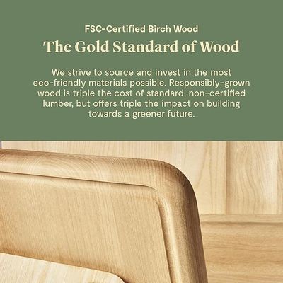 10 X 7 polegadas de madeira de bétula de corte de placa revestido com alimentos seguros de óleo mineral cera acabamento