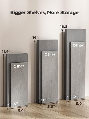 Prateleiras flutuantes de madeira rústicas de casa de fazenda Conjunto de 3 para armazenamento de sala de jantar até 55 lbs