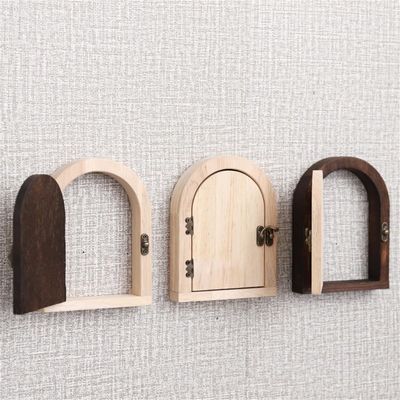 Capuzes de segurança de madeira feitos à mão para 8,5 * 8,5 cm Switches Protector elétrico à prova de crianças