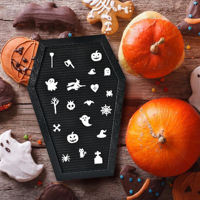 Logotipo personalizado aceitável caixão de madeira para suprimentos de Halloween