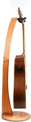 Design competitivo e elegante Estand de guitarra acústica de madeira feito à mão para impressão