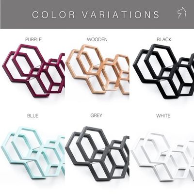 Casa Mobiliário Montador de papel higiénico de madeira de honeycomb de parede