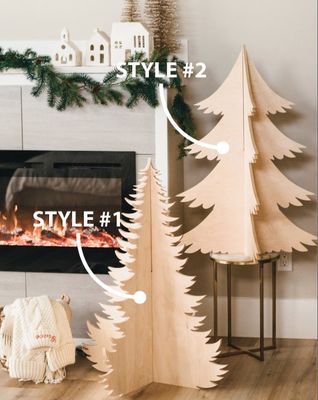 Vantagem de grande quantidade 202407 Decoração de Natal Árvores de madeira personalizadas