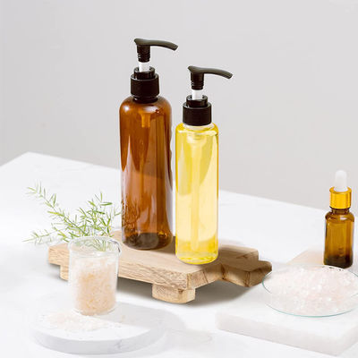 Material de óleo vegetal Pedestal de madeira e bandeja de exibição