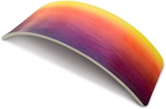 Logotipo personalizado Wood Wobble Board Set de 2 para adultos em ginásio e surf Montessori jogo