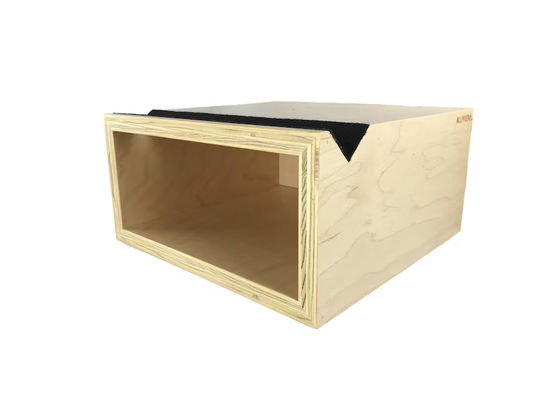 Eletrodoméstico de madeira Porta-bicicletas de parede de madeira contraplacada Quadro de bicicletas Estante de armazenamento de bicicletas