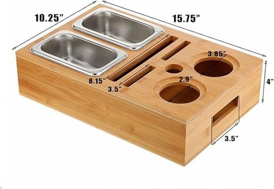 Embalagem de presente Design de tampa removível Copo e suporte de bebida com bandeja de lanches para o meio do sofá