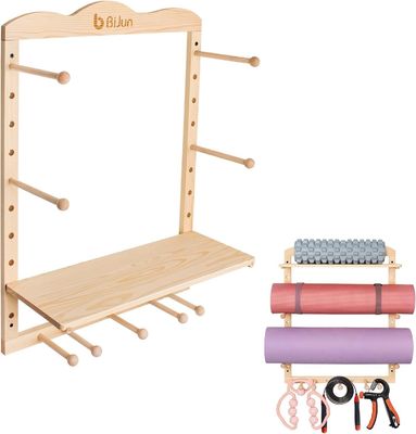 Montador de parede para armazenamento de cozinha para organização de ginástica de tamanho personalizado