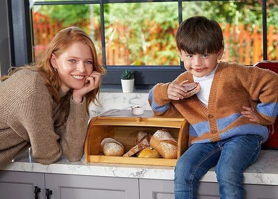 Mantenha o seu pão fresco e a sua cozinha organizada com a nossa assembléia