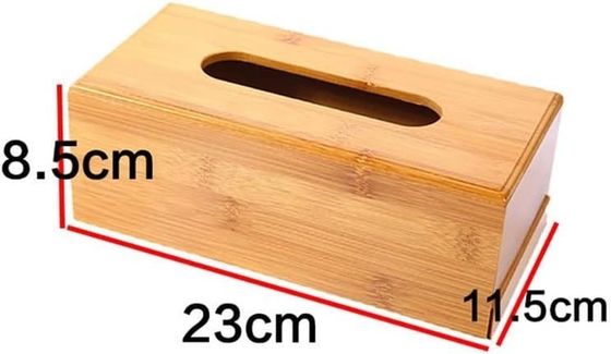 Porta-caixas de tecido impresso de tela de seda para armazenamento de madeira em restaurantes de chá