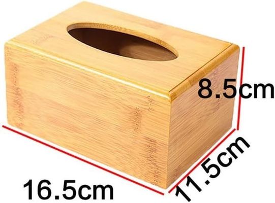 Porta-caixas de tecido impresso de tela de seda para armazenamento de madeira em restaurantes de chá