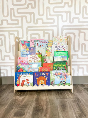 Montessori Mobiliário de madeira Presente de berçário Prateleira de madeira para função Economize espaço