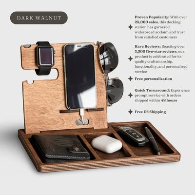 Encomenda personalizada aceita Pinheiro Madeira Cor Telefone Móvel Stand relógio portátil portátil portátil