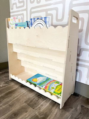 Montessori Mobiliário de madeira Presente de berçário Prateleira de madeira para função Economize espaço