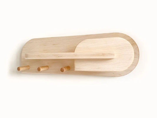 Organizador de entrada de sala de estar Montador de parede Estante de casaco com portador de chave de logotipo personalizado