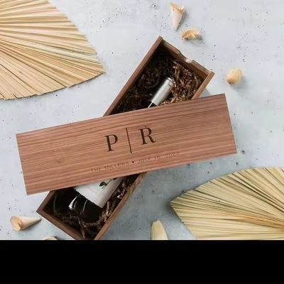 Exquisita Caixa de Vinho de Madeira de Noz Caixa de Madeira para Presente de Casamento Caixa de Vinho de Pinheiro Champagne