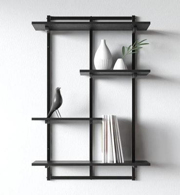 Logotipo personalizado Estrutura de metal Prateleira flutuante para armazenamento e exibição de aparelhos de cozinha