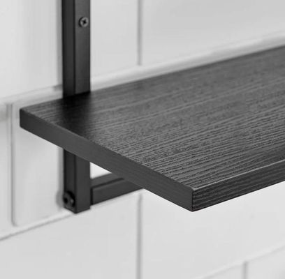 Logotipo personalizado Estrutura de metal Prateleira flutuante para armazenamento e exibição de aparelhos de cozinha