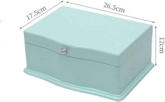 TIMBER Última moda portátil caixa de jóias de madeira de grande capacidade para embalagem de presente