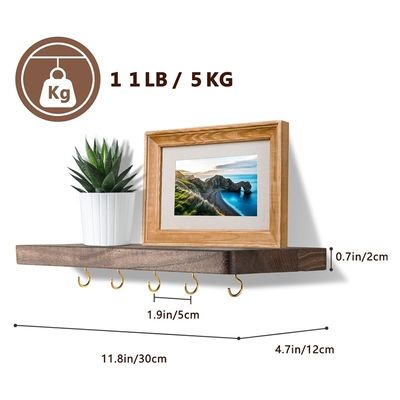 Instalado sem esforço porta-chaves para casa organizador pendurado com grande quantidade de ganchos