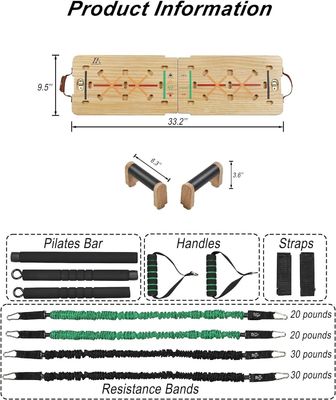Kit de tabuleiro rústico de madeira de interior e exterior com alça para reforço do núcleo