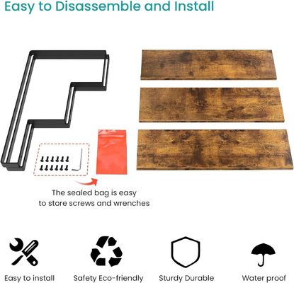 All-Season Madeira 3 Step Display Riser Stand Bambú Directo Display Rack para Varejo